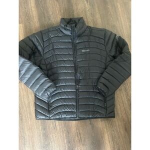 Marmot Lightweight Men's Down Jacket 700 Fill Size XXL Black Duck Puffer Coat